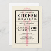 Keukenbridal Shower-uitnodigingen Kaart (Voorkant / Achterkant)