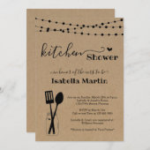 Keukenbruiloft / Bruidsmeisjesfeest Kaart (Voorkant / Achterkant)