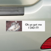 Keukenbumpersticker Bumpersticker (Op auto)