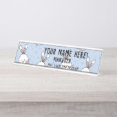 Keukenbunnies 0320 bureau naambordje (Voorkant)