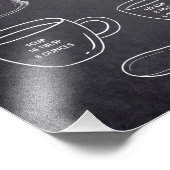 Keukenconversie-krijtbordmetingen Foto Afdruk (Hoek)