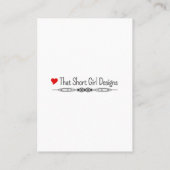 Keukenconversie Visitekaartje van 3,5 x 2,5 inch (Achterkant)