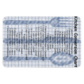 Keukenconversiekaart Magnet Magneet (Horizontaal)