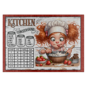 Keukenconversietabel – Cute Kid Chef  Snijplank