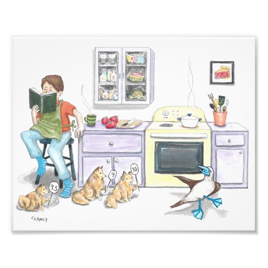 Keukendans Foto Afdruk (Voorkant)