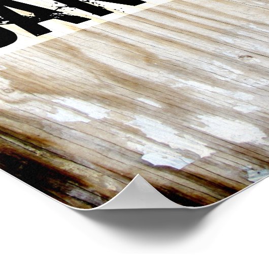 keukendansen, citaat en originele foto-kunst poster (Hoek)