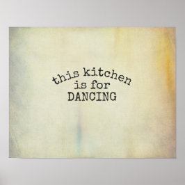 keukendansen poster citeren  stijl