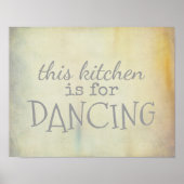 keukendansen poster citeren  stijl (Voorkant)