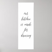 Keukendanteken 1 poster (Voorkant)