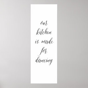 Keukendanteken 1 poster