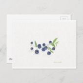 Keukendecor voor bosbessen briefkaart (Voorkant / Achterkant)