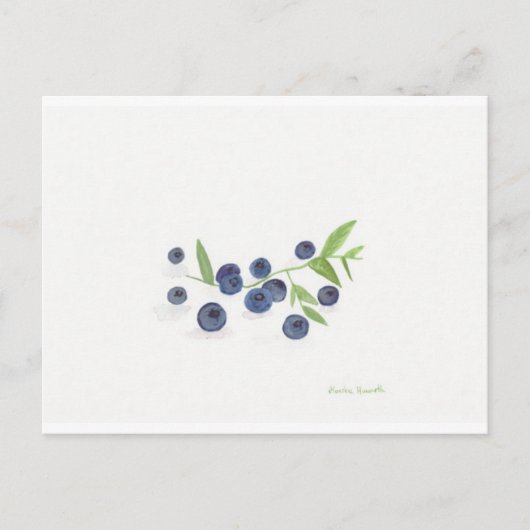 Keukendecor voor bosbessen briefkaart (Voorkant)