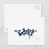 Keukendecor voor bosbessen briefkaart (Voorkant / Achterkant)