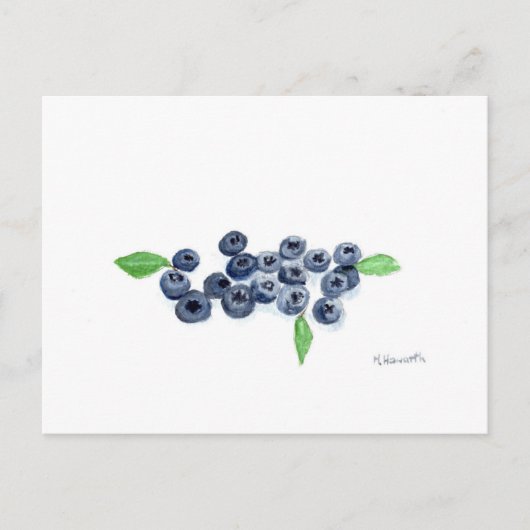 Keukendecor voor bosbessen briefkaart (Voorkant)