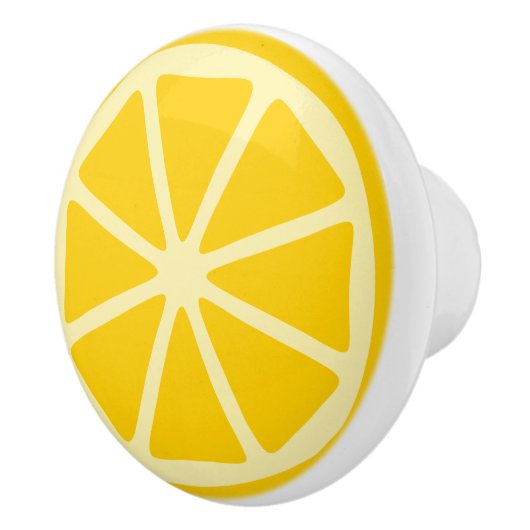 keukendecor voor citroenkoeken keramische knop (Rechts)