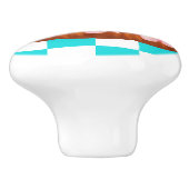 keukendecor voor schatkistkoekjes keramische knop (Zijkant)