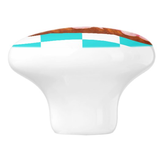 keukendecor voor schatkistkoekjes keramische knop (Zijkant)