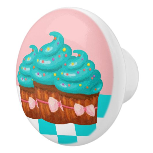 keukendecor voor schatkistkoekjes keramische knop (Rechts)