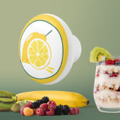 keukendecor voor schattige citroenen keramische knop