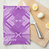 Keukendecoratie Chevron Streep Abstracte Kunst Theedoek (Quarter Fold)