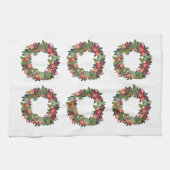 Keukendiasdoek, kerstontwerp, thuisartikelen theedoek (Horizontaal)