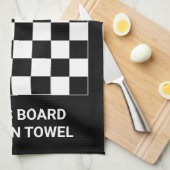 Keukendidessin van het schaakbord voor nieuwighede theedoek (Quarter Fold)