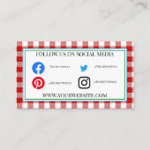 keukendiner pizza pizzeria café visitekaartje (Achterkant)