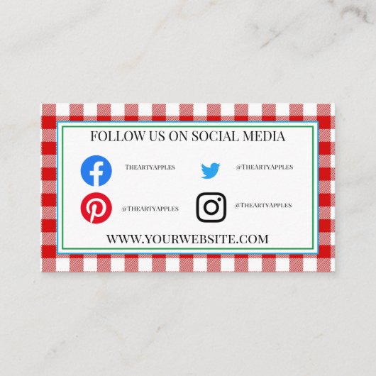 keukendiner pizza pizzeria café visitekaartje (Achterkant)