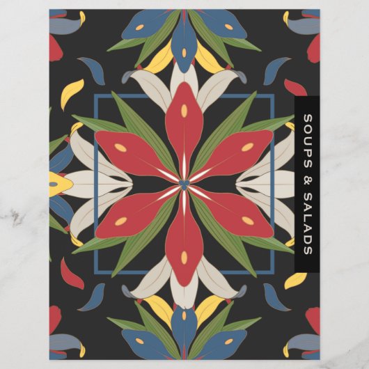 Keukendivider voor Tegel | Soep en Salades (Voorkant)