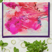 KEUKENDOEK "IK HOU VAN JE" THEEDOEK (Gevouwen)