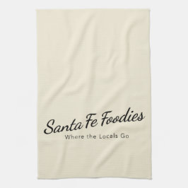 Keukendoek met Santa Fe Foodies-logo Theedoek
