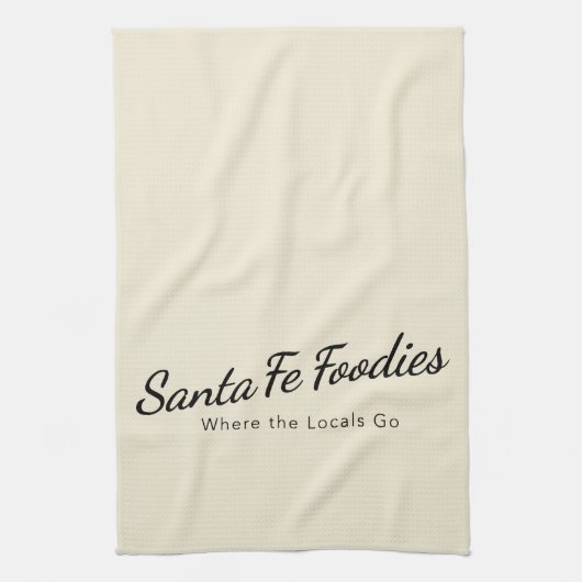 Keukendoek met Santa Fe Foodies-logo Theedoek (Verticaal)