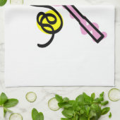 Keukendoek met tennisprint theedoek (Gevouwen)