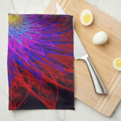 Keukendoek met vlinder vleugels theedoek (Quarter Fold)