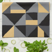 Keukendoek – Moderne Geometrie Theedoek (Gevouwen)