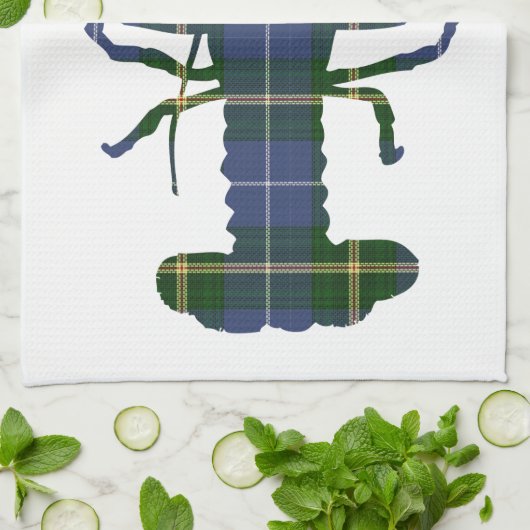 Keukendoek Nova Scotia Tartankreeft Theedoek (Gevouwen)