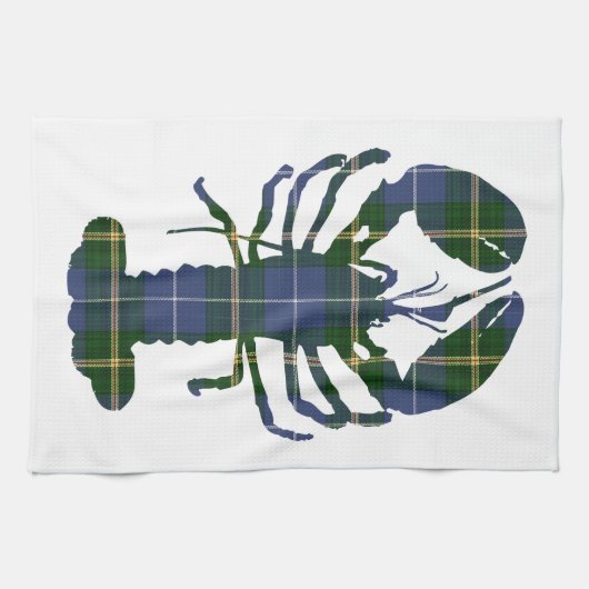 Keukendoek Nova Scotia Tartankreeft Theedoek (Horizontaal)
