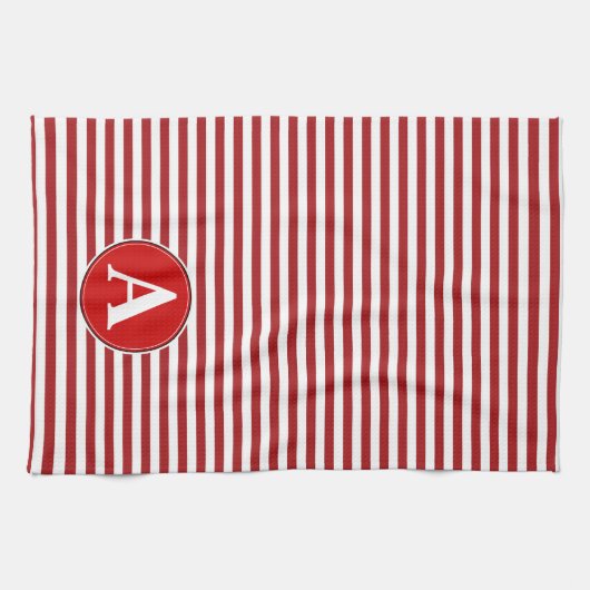 Keukendoek, op maat gemonogrammeerd theedoek (Horizontaal)