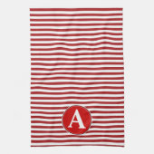 Keukendoek, op maat gemonogrammeerd theedoek (Verticaal)