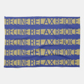 Keukendoek Passover RR/Blue, Gold Theedoek (Horizontaal)