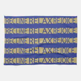 Keukendoek Passover RR/Blue, Gold Theedoek