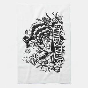 keukendoek / Prettig Thanksgiving Theedoek