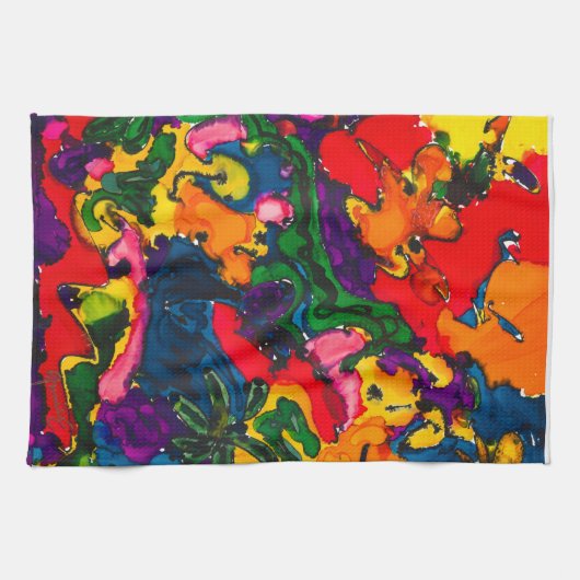 Keukendoek rond Joy Lovitude Theedoek (Horizontaal)