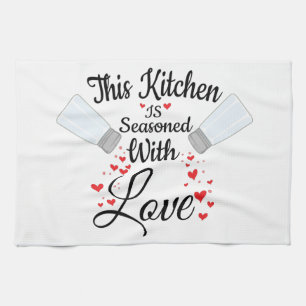 Keukendoek 'Seasoned With Love' Theedoek