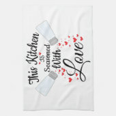 Keukendoek 'Seasoned With Love' Theedoek (Verticaal)
