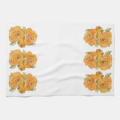 Keukendoek - Tangerine Rozen Theedoek (Horizontaal)