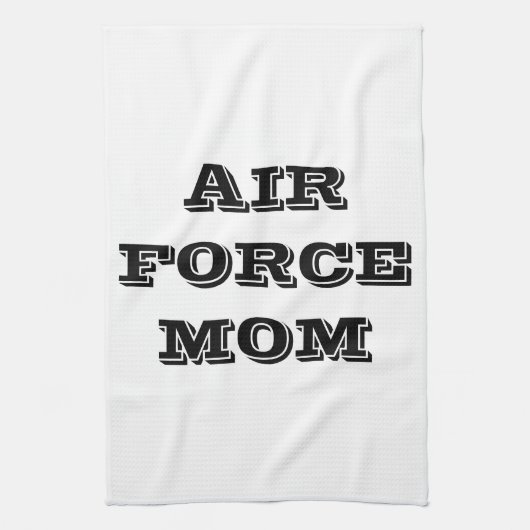 Keukendoek Trots Air Force Moeder Theedoek (Verticaal)