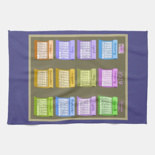 Keukendoek voor keukengebruik 2019 theedoek (Horizontaal)