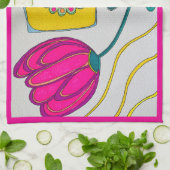 KEUKENDOEK "WEER IN BLOEI" THEEDOEK (Gevouwen)