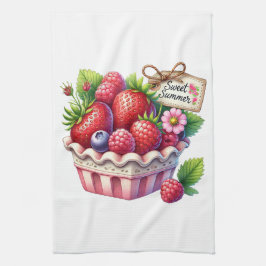 Keukendoeken-Bessenmand Keukendoek Theedoek
